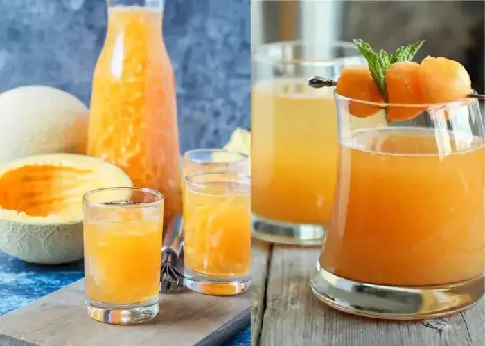 Nước ép dưa lưới Nước ép dưa lưới tươi mát ngày hè