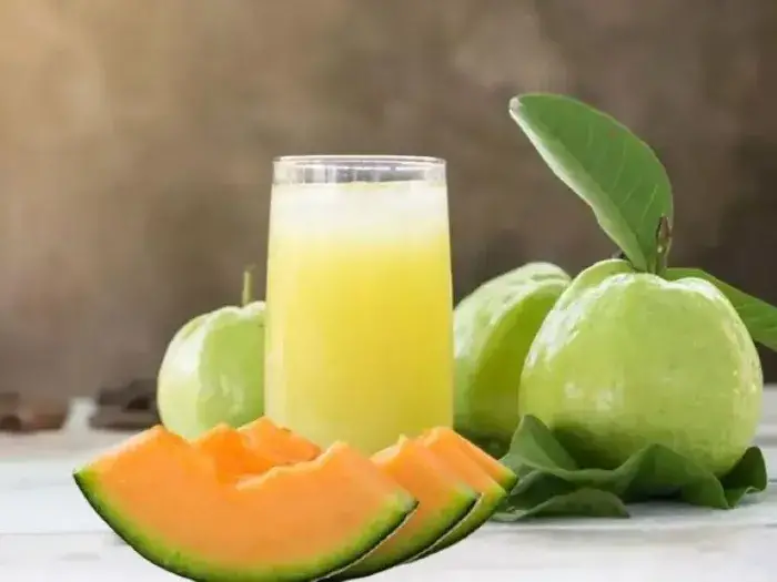 nước ép dưa lưới mix ổi Nước ép dưa lưới mix ổi