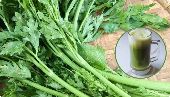 Nước ép dưa lưới mix cần tây Nước ép dưa lưới mix cần tây