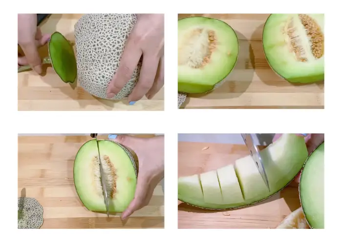 Gọt dưa lưới hình oval Gọt dưa lưới hình oval