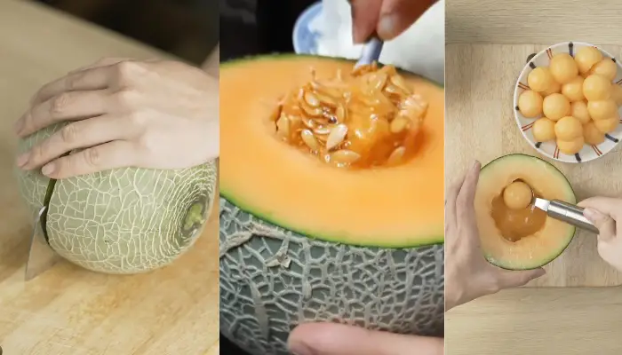 Sơ chế dưa lưới Sơ chế dưa lưới