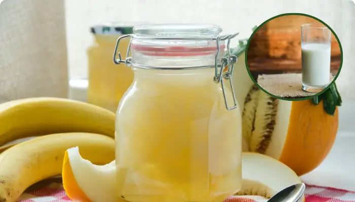 Sinh tố dưa lưới và sữa tươi không đường