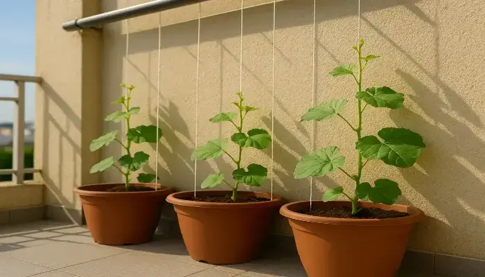 Giàn dưa lưới khung đứng bằng sắt